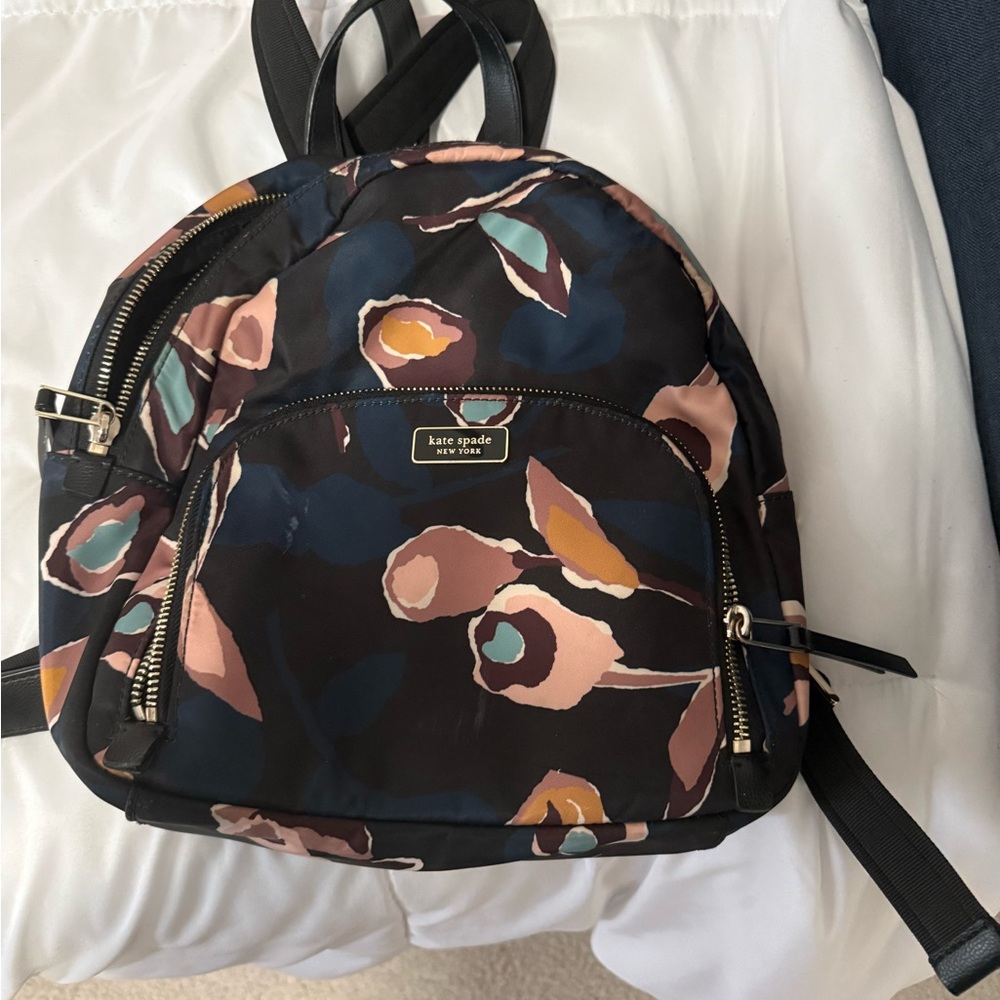 Kate Spade Multicolor Floral Backpack